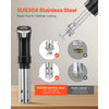VEVOR Sous Vide Precision Cooker, 1100W Sous-Vide Cooking Machine, WIFI Immersion Circulator with 10 Preset Recipes, LCD Touchscreen, Fast-Heating, Accurate Temperature & Timer, App Control