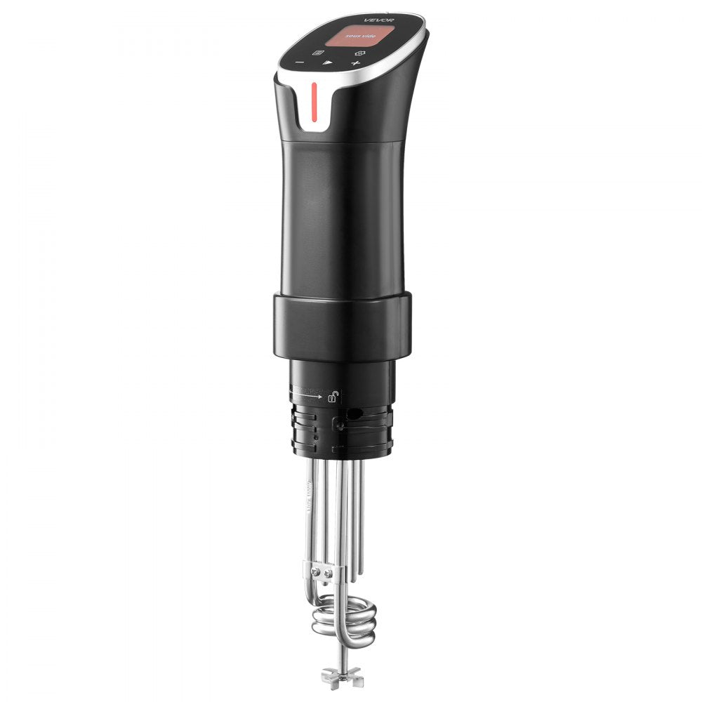VEVOR Sous Vide Precision Cooker, 1100W Sous-Vide Cooking Machine, WIFI Immersion Circulator with 10 Preset Recipes, LCD Touchscreen, Fast-Heating, Accurate Temperature & Timer, App Control