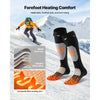 VEVOR Heated Socks, X-Large Size, 5000mAh Battery Rechargeable Heating Socks with 4 Heating Levels, Electric Heated Sock with APP Control for Men Women, Foot Warmer for Hunting Riding Camping Hiking