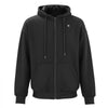 VEVOR Heated Jacket Hoodie for Men Women, Heated Sweatshirt Unisex Full-Zip with 7.4V 16000mAh Power Bank Pack, 5 Heating Zones, 3 Temp Levels, 4-8H Warmth, for Winter Outdoor Camping, Black, L Size