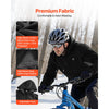 VEVOR Heated Sweatshirt Hoodie for Men Women, Heated Jacket Unisex with 7.4V 16000mAh Rechargeable Power Bank Pack, 5 Heating Zones, 3 Temp Levels, 4-8H Warmth, for Winter Outdoor Camping, Black, L Size