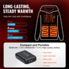 VEVOR Heated Hoodie, Unisex Heated Sweatshirt with Battery Pack 7.4V, Electric Jacket with 5 Heating Zones for Men & Women, Lightweight Warm Heated Outdoor Pullover for Fishing Camping, M Size Black