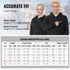 VEVOR Heated Hoodie, Unisex Heated Sweatshirt with Battery Pack 7.4V, Electric Jacket with 5 Heating Zones for Men & Women, Lightweight Warm Heated Outdoor Pullover for Fishing Camping, M Size Black