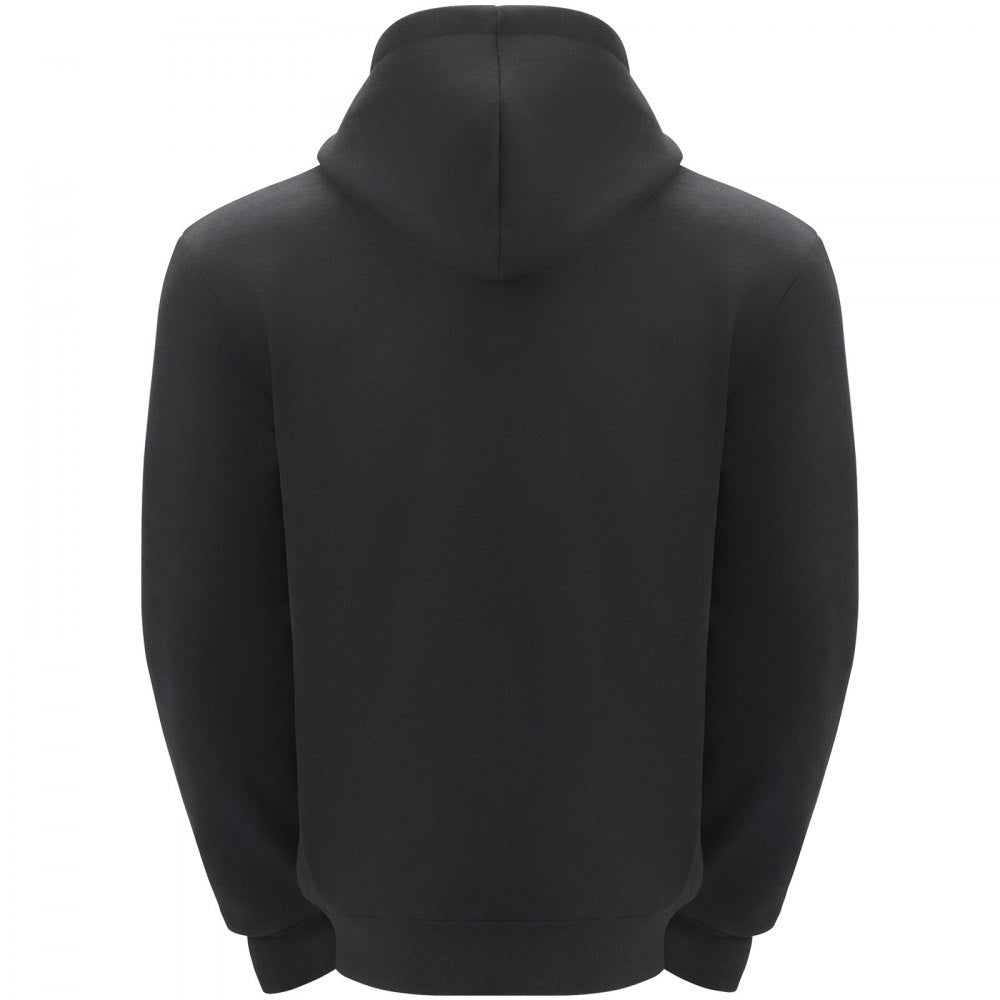VEVOR Heated Hoodie, Unisex Heated Sweatshirt with Battery Pack 7.4V, Electric Jacket with 5 Heating Zones for Men & Women, Lightweight Warm Heated Outdoor Pullover for Fishing Camping, M Size Black