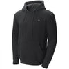 VEVOR Heated Hoodie, Unisex Heated Sweatshirt with Battery Pack 7.4V, Electric Jacket with 5 Heating Zones for Men & Women, Lightweight Warm Heated Outdoor Pullover for Fishing Camping, M Size Black