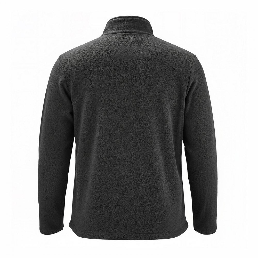 VEVOR Heated Fleece Jacket for Men, Heated Sweatshirt with 7.4V 16000mAh Rechargeable Power Bank Pack, 6 Heating Zones, 3 Temp Levels, 3h/6h/10h Warmth, for Winter Outdoor Camping, Black, XXXL Size
