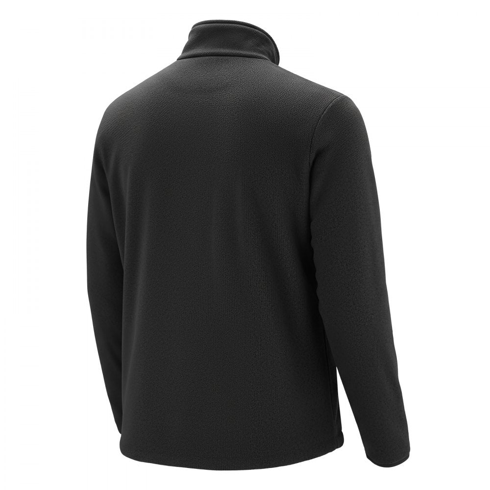 VEVOR Heated Fleece Jacket for Men, Heated Sweatshirt with 7.4V 16000mAh Rechargeable Power Bank Pack, 6 Heating Zones, 3 Temp Levels, 3h/6h/10h Warmth, for Winter Outdoor Camping, Black, XXXL Size