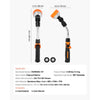 VEVOR Watering Wand, 15-Inch Heavy Duty Garden Hose Wand with 8 Spray Patterns & 180° Swivel Head, Long Hose Nozzle Sprayer with on/off Thumb Control, Ideal for Hanging Baskets, Shrubs, Garden, Lawn