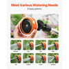 VEVOR Watering Wand, 36-Inch Extra Long Heavy Duty Garden Hose Wand with 8 Spray Patterns & 180° Swivel Head, Long Hose Nozzle Sprayer with on/off Thumb Control, Ideal for Hanging Baskets, Shrubs, Lawn