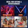 VEVOR Light Sword, Light up Sword with 12 RGB Colors, FX Sound and Realistic Handle, Rechargeable Light Up Sword Toy for Adults and Kids, Christmas Day, Halloween Cosplay, Birthday, Gold