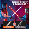 VEVOR Light Sword, Light up Sword with 12 RGB Colors, FX Sound and Realistic Handle, Rechargeable Light Up Sword Toy for Adults and Kids, Christmas Day, Halloween Cosplay, Birthday, Gold