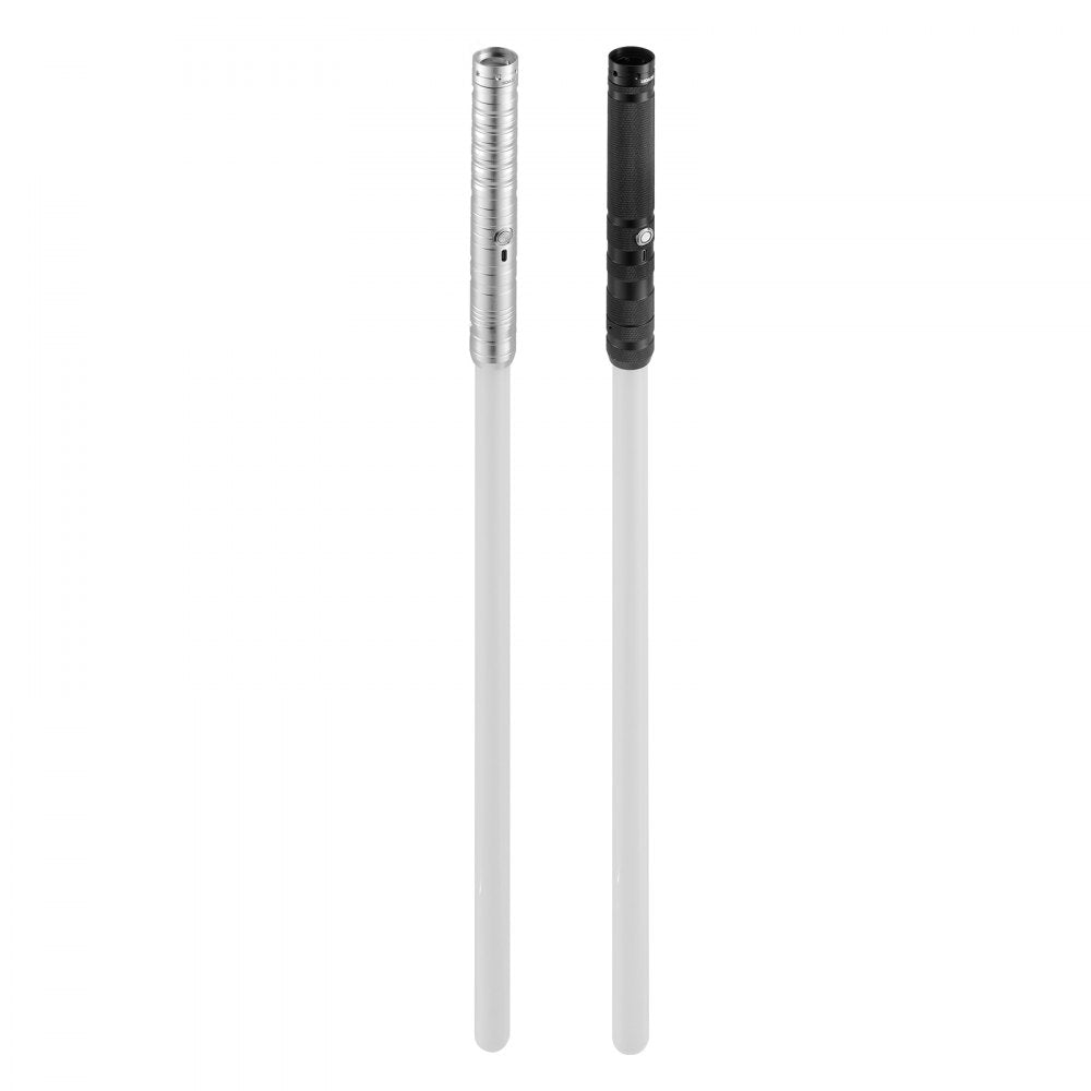 VEVOR Light Sword, 2 Pack Light up Sword with 7 RGB Colors, 4 Sound Modes and Realistic Handle, Rechargeable Sword Toy for Adults and Kids, Christmas Day, Halloween Cosplay, Birthday