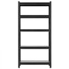 VEVOR Storage Shelves 5-Tier Adjustable Garage Shelving 2000 lbs Capacity, for Kitchen Pantry Basement Bathroom, 31.5" W x 16.06" D x 62.99" H, Heavy Duty Metal Utility Rack Shelf, Carbon Steel Frame