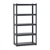 VEVOR Storage Shelves, 2000 lbs, 5 Tier Garage Storage Shelving, 16" D x 32" W x 63" H Adjustable Metal Shelves for Garage Shelves Utility Rack Shelf, Ideal for Kitchen, Warehouse, Basement, Black