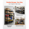 VEVOR Storage Shelves, 5-Tier Adjustable, 3000 lbs Capacity, Heavy Duty Garage Storage Shelving Unit, Metal Utility Rack Shelf, for Garage Warehouse Basement Kitchen, 36.42" W x 16.42" D x 71.38" H