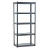 VEVOR Storage Shelves, 2000 lbs, 5 Tier Garage Storage Shelving, 18" D x 32" W x 72" H Adjustable Metal Shelves for Garage Shelves Utility Rack Shelf, Ideal for Kitchen, Warehouse, Basement, Black