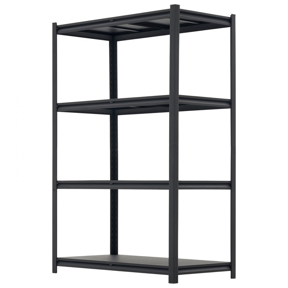 VEVOR Storage Shelves, 4-Tier Adjustable, 2400 lbs Capacity, Heavy Duty Garage Storage Shelving Unit, Metal Utility Rack Shelf, for Garage Workshop Warehouse Basement, 40.55" W x 20.55" D x 60.2" H