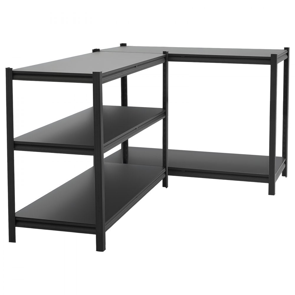VEVOR Storage Shelves, 5-Tier Adjustable, 3000 lbs Capacity, Heavy Duty Garage Storage Shelving Unit, Metal Utility Rack Shelf, for Garage Workshop Warehouse Basement, 48.43" W x 20.55" D x 71.38" H