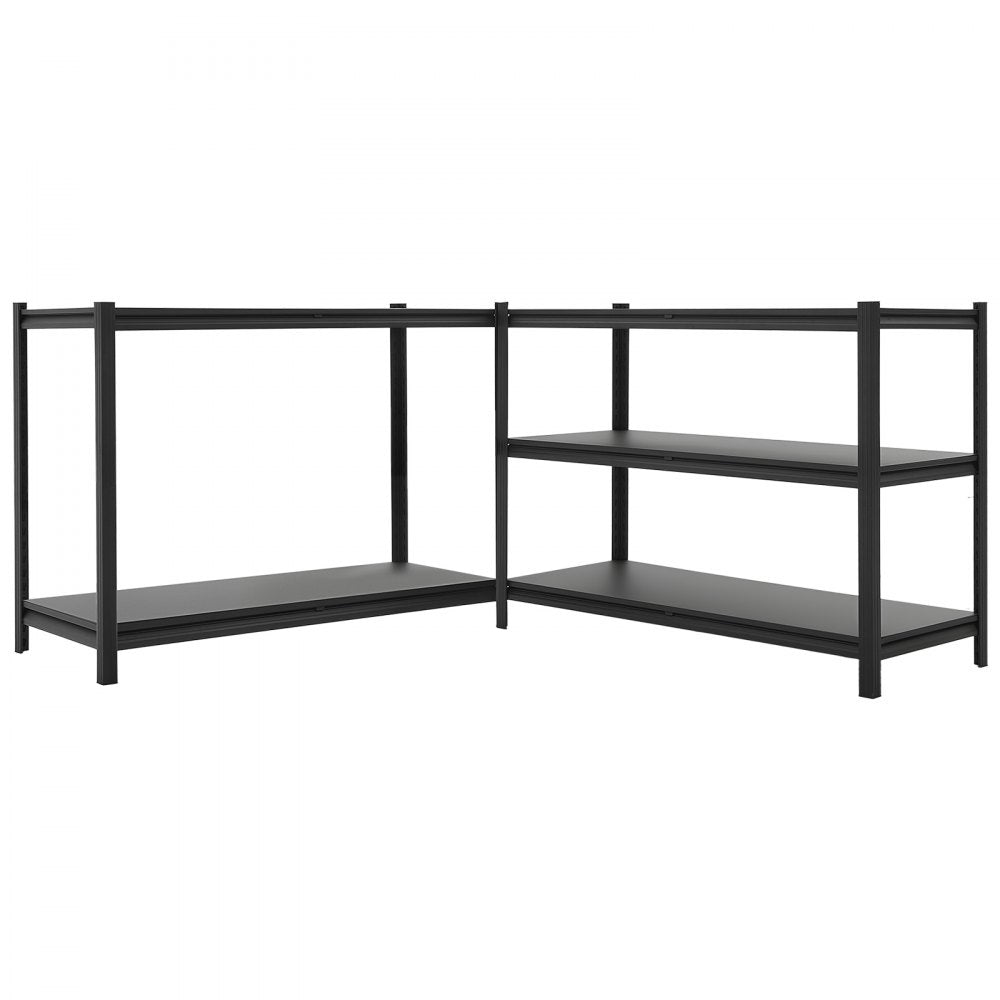 VEVOR Storage Shelves, 5-Tier Adjustable, 3000 lbs Capacity, Heavy Duty Garage Storage Shelving Unit, Metal Utility Rack Shelf, for Garage Workshop Warehouse Basement, 48.43" W x 20.55" D x 71.38" H