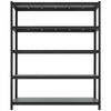 VEVOR Storage Shelves, 5-Tier Adjustable, 3000 lbs Capacity, Heavy Duty Garage Storage Shelving Unit, Metal Utility Rack Shelf, for Garage Workshop Warehouse Basement, 59.49" W x 20.55" D x 71.38" H