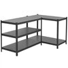 VEVOR Storage Shelves, 5-Tier Adjustable, 3000 lbs Capacity, Heavy Duty Garage Storage Shelving Unit, Metal Utility Rack Shelf, for Garage Workshop Warehouse Basement, 48.43" W x 24.53" D x 71.38" H
