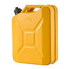 Newly Upgraded Oil-Tight VEVOR Metal Fuel Container, 5.3 Gallon, Fuel Jerry Can with Spout and Comfort Handle, 6 L/min Max Flow Rate, Leakproof & Corrosion-resistant Metal Gas Tank Most Cars Motorcycle ATV UTV, Yellow