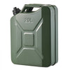 Newly Upgraded Oil-Tight！VEVOR Metal Fuel Container, 5.3 Gallon, Fuel Jerry Can with Spout and Comfort Handle, 6 L/min Max Flow Rate, Leakproof & Corrosion-resistant Metal Gas Tank Most Cars Motorcycle ATV UTV, Green