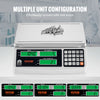 VEVOR Industrial Counting Scale, 30 kg x 1 g, Digital Scale for Parts and Coins, g/kg/lb Units, Electronic Gram Scale Inventory Piece Counting Scale Kitchen Jewelry Counting Scale with 3 LCD Screens