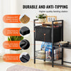 VEVOR Pet Feeding Station with Storage, Elevated Dog Bowls, Raised Dog Bowl Stand, Dog Food Storage and Feeder Station with Storage Shelves, Pet Toy Storage Organizer, for Large Medium Small Dogs