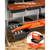 VEVOR Chicken Nesting Boxes, 8 Compartments, with Support Legs, Easy Egg Collection, Galvanized Steel and High-Strength Plastic, Roll Away Nesting Boxes for Chickens and Hens Laying Eggs, Orange