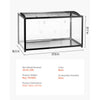 VEVOR Hamster Cage, 360° Viewing Transparent Hamster Habitats, Small Animal Cage, 37.8 x 18.5 x 21.7 in, Ventilated Pet Mouse Cages with Front Door, Portable Hamster House for Rats, Guinea Pigs