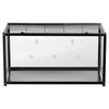 VEVOR Hamster Cage, 360° Viewing Transparent Hamster Habitats, Small Animal Cage, 37.8 x 18.5 x 21.7 in, Ventilated Pet Mouse Cages with Front Door, Portable Hamster House for Rats, Guinea Pigs