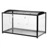 VEVOR Hamster Cage, 360° Viewing Transparent Hamster Habitats, Small Animal Cage, 37.8 x 18.5 x 21.7 in, Ventilated Pet Mouse Cages with Front Door, Portable Hamster House for Rats, Guinea Pigs