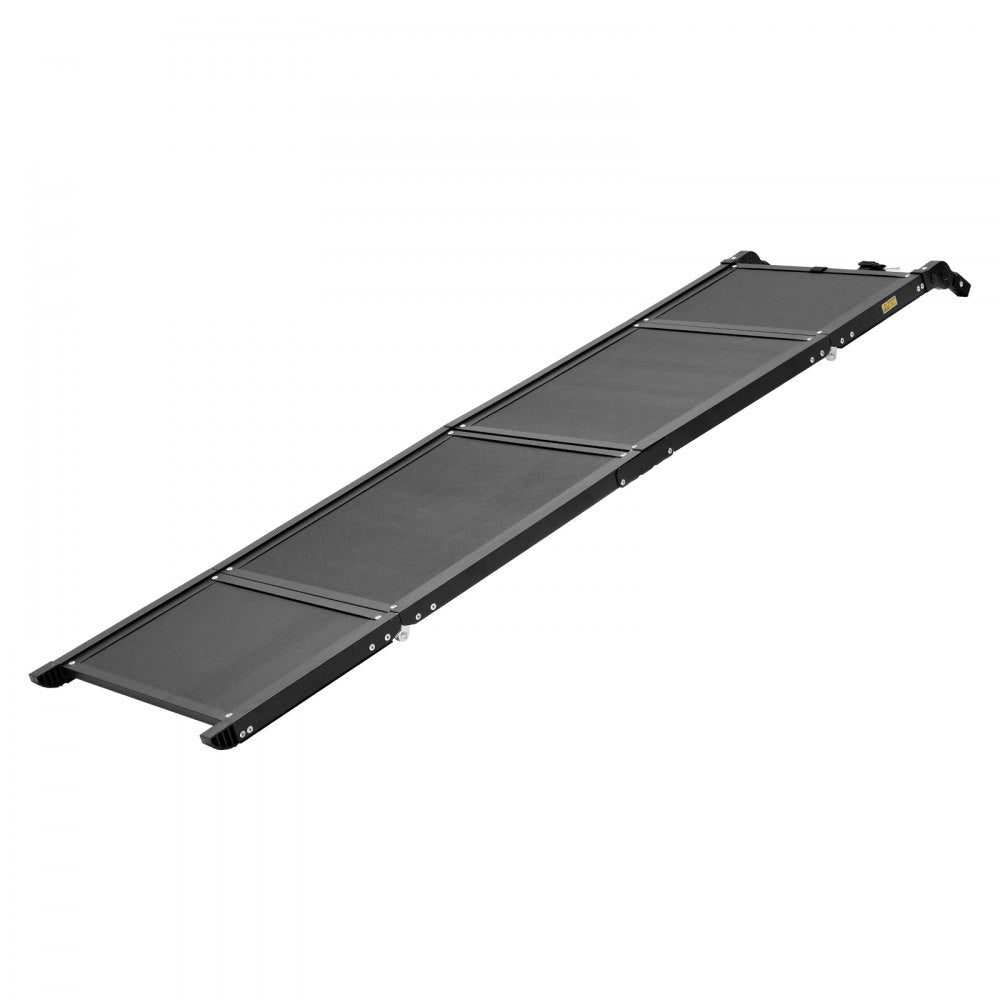 VEVOR Dog Ramp for Car 63" L x 17" W Foldable Pet Ramp Sandpaper Surface, for SUV Car Truck Outdoor, 250 lbs Capacity, Extra Long and Wide Gentler Climb, Non-Slip Portable for Medium & Large Dogs