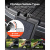 VEVOR Dog Ramp for Car 63" L x 17" W Foldable Pet Ramp with Felt Surface, for SUV Car Truck Outdoor, 250 lbs Capacity, Extra Long and Wide Gentler Climb, Non-Slip Portable for Medium & Large Dogs