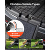 VEVOR Dog Ramp for Car 71" L x 17" W Foldable Pet Ramp with Felt Surface, for SUV Car Truck Outdoor, 250 lbs Capacity, Extra Long and Wide Gentler Climb, Non-Slip Portable for Medium & Large Dogs