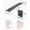 VEVOR Dog Ramp for Car 71" L x 17" W Foldable Pet Ramp Sandpaper Surface, for SUV Car Truck Outdoor, 250 lbs Capacity, Extra Long and Wide Gentler Climb, Non-Slip Portable for Medium & Large Dogs