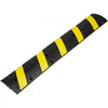 VEVOR 72'' Rubber Speed Bump, Dual Channel, Supports up to 22000 lbs, Durable Traffic Speed Hump with Bright Yellow Reflective Strip, Includes 4 Expansion Screws & Drill for Asphalt, Concrete, Grav