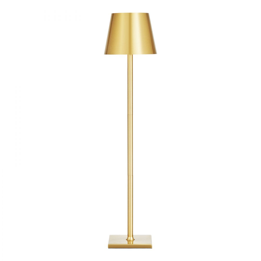 VEVOR Cordless Table Lamp, 2-Pack, 5200mAh Built-in Rechargeable Battery Desk Lamp, Stepless Dimming Up, 3 Adjustable Heights, Detachable Lampshade for Bottle, Restaurant, Bedroom, Outdoor, Gold