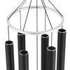 VEVOR Wind Chimes for Outside, 66 in, Deep Tone Wind Chimes with 6 Tubes, Unique Large Memorial Wind Chimes for Anniversary, Amazing Outdoor Decor for Your Patio, Porch, Garden and Backyard, Black