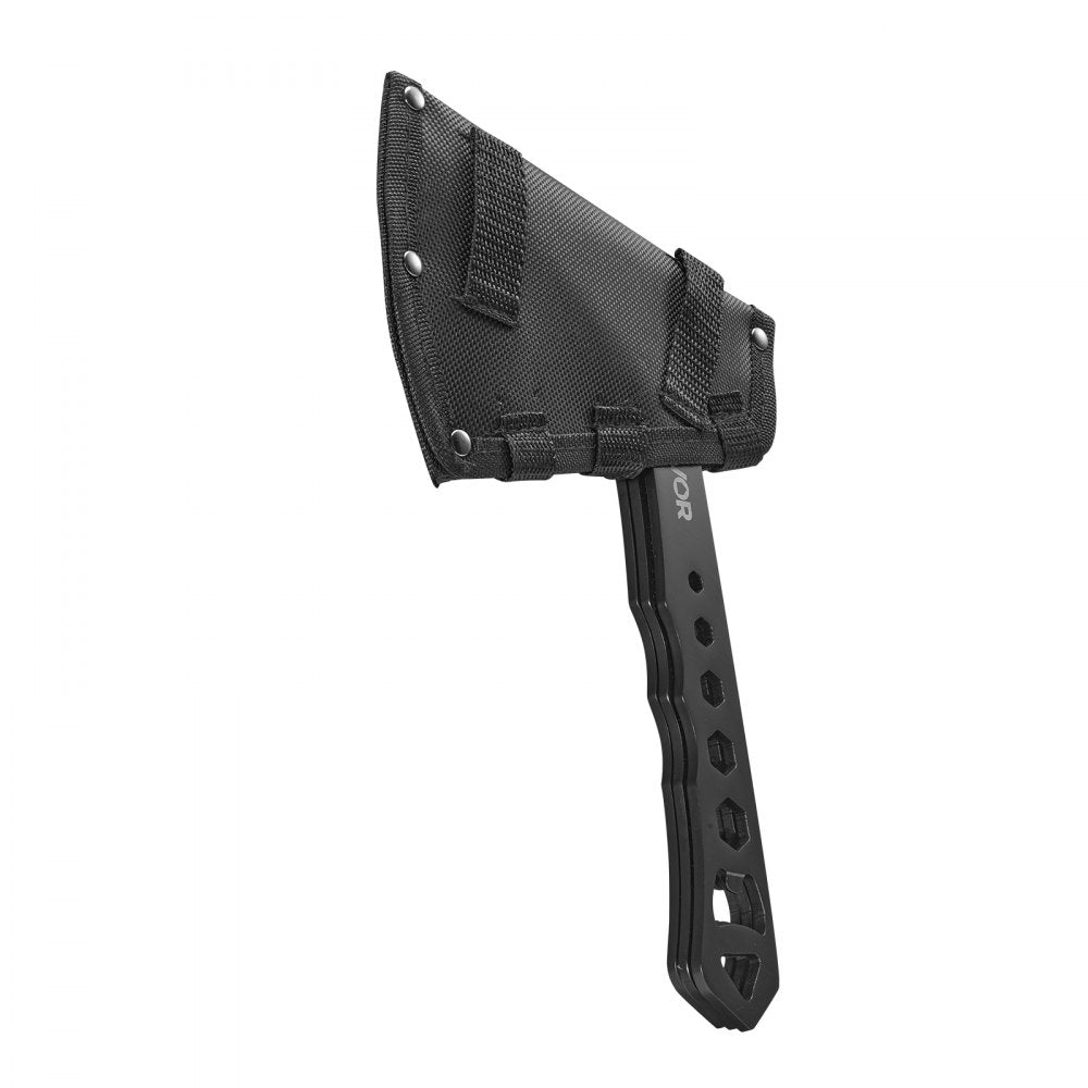 VEVOR Throwing Axes and Tomahawks, 3 Pack Axe Throwing Hatchet Set, Multi-Functional Handle with Wrench and Bottle Opener, Stainless Steel, with Black Nylon Sheath, for Recreation and Competition