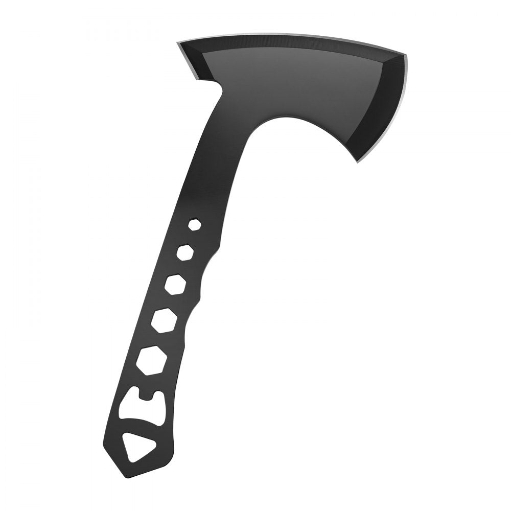 VEVOR Throwing Axes and Tomahawks, 3 Pack Axe Throwing Hatchet Set, Multi-Functional Handle with Wrench and Bottle Opener, Stainless Steel, with Black Nylon Sheath, for Recreation and Competition