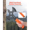 VEVOR Throwing Axes and Tomahawks, 3 Pack 13.4 inch Triple Edge Axe Throwing Hatchet Set, Stainless Steel Head with Non-Slip TPR Rubber Handle, with Black Nylon Sheath, for Recreation and Competition