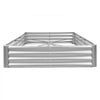 VEVOR Metal Raised Garden Bed, 12 x 4 x 1 ft Outdoor Galvalume Planter Garden Box, Open Bottom Design, Large Planter Raised Bed for Growing Vegetables, Flowers, and Succulents, Galvanized Color