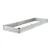 VEVOR Metal Raised Garden Bed, 12 x 4 x 1 ft Outdoor Galvanized Planter Box, with Open Bottom, Large Planter Raised Bed for Gardening Vegetables, Flowers, Herbs, and Succulent Plants, Silver