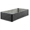 VEVOR Metal Raised Garden Bed, 6 x 3 x 1.4 ft Outdoor Galvanized Planter Garden Box, Open Bottom Design, Large Planter Raised Bed for Growing Vegetables, Flowers, Herbs, and Succulents, Dark Gray