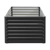 VEVOR Metal Raised Garden Bed, 6 x 3 x 1.4 ft Outdoor Galvanized Planter Garden Box, Open Bottom Design, Large Planter Raised Bed for Growing Vegetables, Flowers, Herbs, and Succulents, Dark Gray