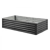 VEVOR Metal Raised Garden Bed, 6 x 3 x 1.4 ft Outdoor Galvanized Planter Garden Box, Open Bottom Design, Large Planter Raised Bed for Growing Vegetables, Flowers, Herbs, and Succulents, Dark Gray