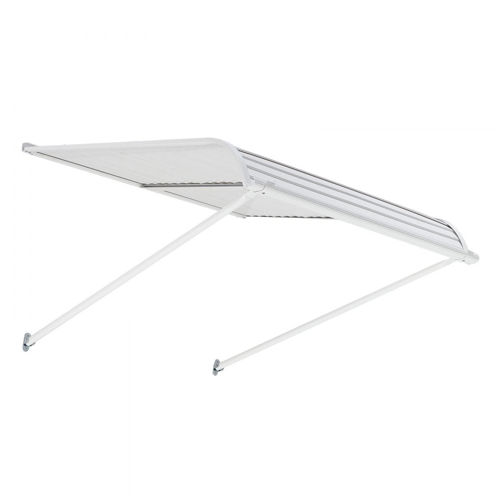 VEVOR Aluminum Awning 40 x 42 in, Durable Window Awning Door Canopy, Lightweight and Stable Aluminum Exterior Awnings Rain Snow Sunlight Protection for Door Entrance Windows Patio Porch