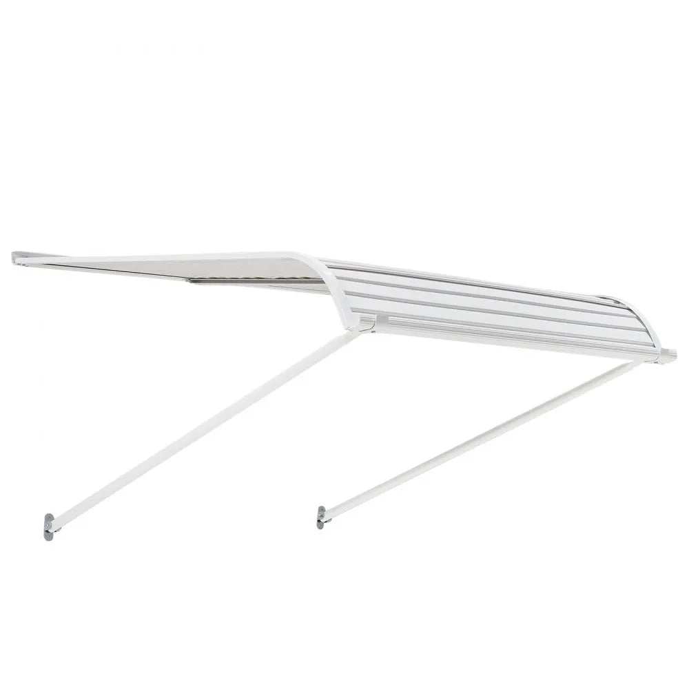 VEVOR Aluminum Awning 40 x 42 in, Durable Window Awning Door Canopy, Lightweight and Stable Aluminum Exterior Awnings Rain Snow Sunlight Protection for Door Entrance Windows Patio Porch